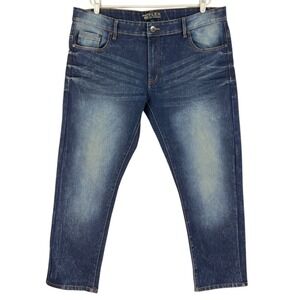 Southpole Flex The Movement Men Straight Leg Stretch Blue Denim Jeans 40x30 NWOT